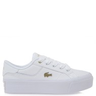 Lacoste ZIANE PLATFORM 124 2 CFA 747CFA0005216 Γυναικεία Sneakers Λευκό Δέρμα