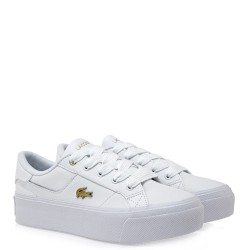 Γυναικεία Sneakers Λευκό Δέρμα ZIANE PLATFORM 124 2 CFA 747CFA0005216 Lacoste