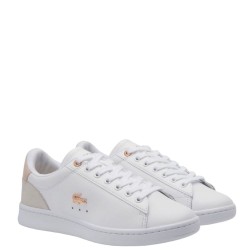 Γυναικεία Sneakers Λευκό/Ροζ Δέρμα CARNABY SET 224 5 SFA 748SFA00161Y9 Lacoste