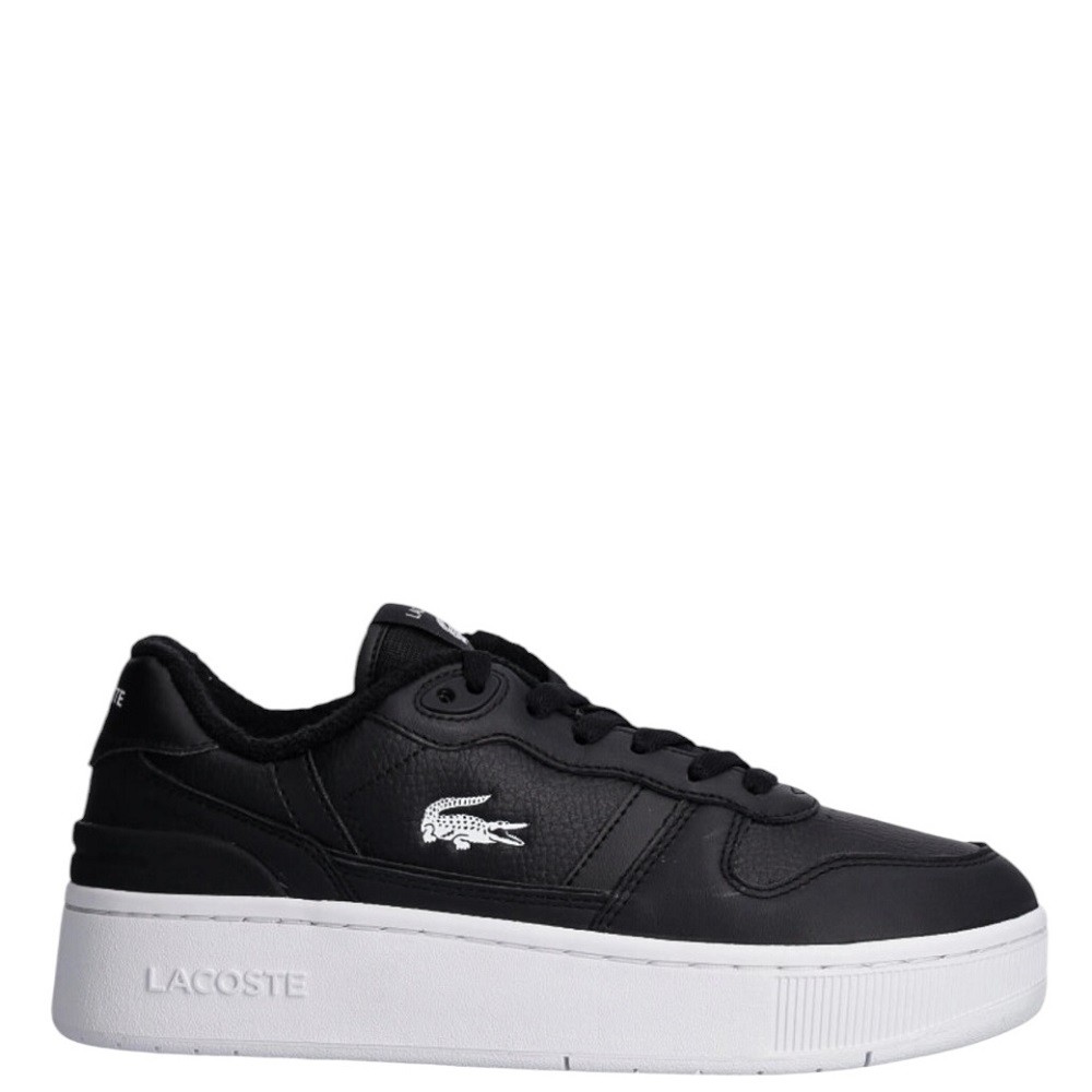 LACOSTE</br>Γυναικεία Sneakers Μαύρο/Λευκό Δέρμα T-CLIP PLAT 748SFA0046312 Lacoste LACOSTE</br>Γυναικεία Sneakers Μαύρο/Λευκό Δέρμα T-CLIP PLAT 748SFA0046312 Lacoste