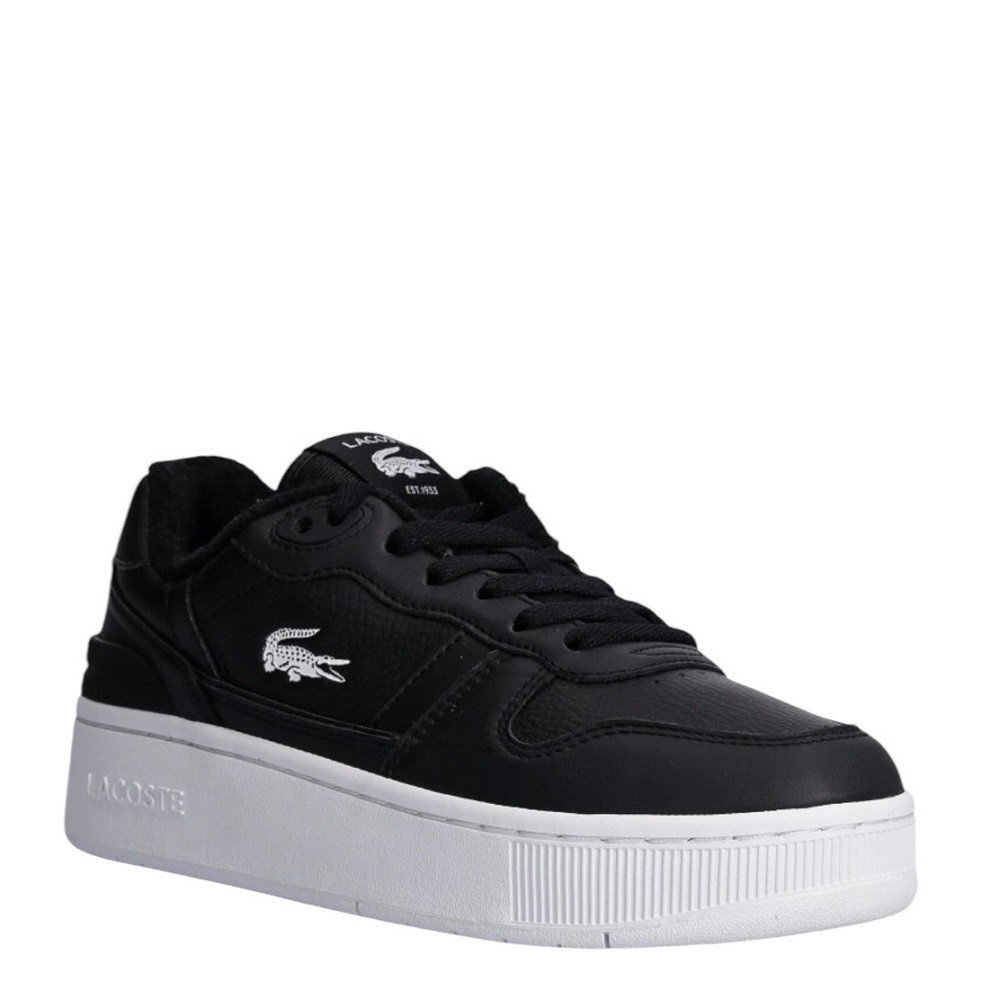 LACOSTE</br>Γυναικεία Sneakers Μαύρο/Λευκό Δέρμα T-CLIP PLAT 748SFA0046312 Lacoste LACOSTE</br>Γυναικεία Sneakers Μαύρο/Λευκό Δέρμα T-CLIP PLAT 748SFA0046312 Lacoste