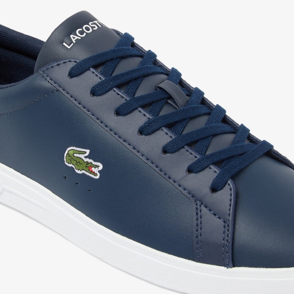 LACOSTE</br>Lacoste COURT BASE 224 1 SMA 748SMA0112092 Ανδρικά Sneakers Μπλε/Λευκό Δέρμα