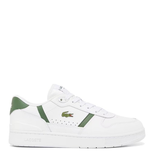 Ανδρικά Sneakers Λευκό/Πράσινο Δέρμα T-CLIP SET 749SMA00311R5 Lacoste Ανδρικά Sneakers Λευκό/Πράσινο Δέρμα T-CLIP SET 749SMA00311R5 Lacoste