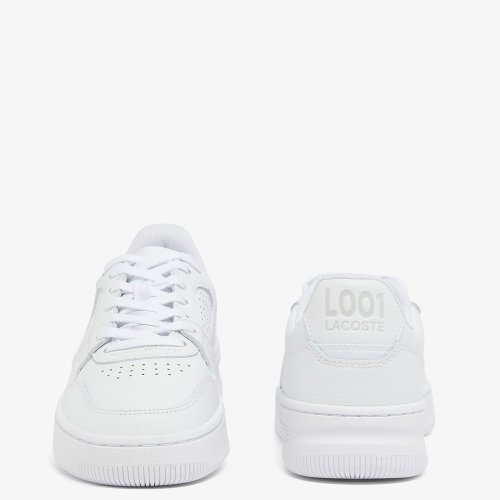 LACOSTE</br>Ανδρικά Sneakers Λευκό Δέρμα L001 SET 748SMA009721G Lacoste LACOSTE</br>Ανδρικά Sneakers Λευκό Δέρμα L001 SET 748SMA009721G Lacoste