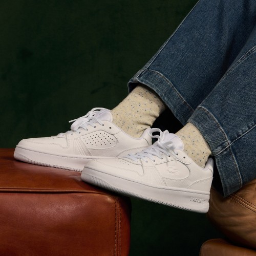 Ανδρικά Sneakers Λευκό Δέρμα L001 SET 748SMA009721G Lacoste Ανδρικά Sneakers Λευκό Δέρμα L001 SET 748SMA009721G Lacoste