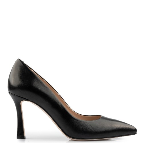 Γυναικεία Γόβα Μαύρο Δέρμα 749-00 FM