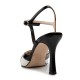 FM</br>Γυναικείες Slingback Γόβες Λευκό/Μαύρο Λουστρίνι 749-43 FM FM</br>Γυναικείες Slingback Γόβες Λευκό/Μαύρο Λουστρίνι 749-43 FM