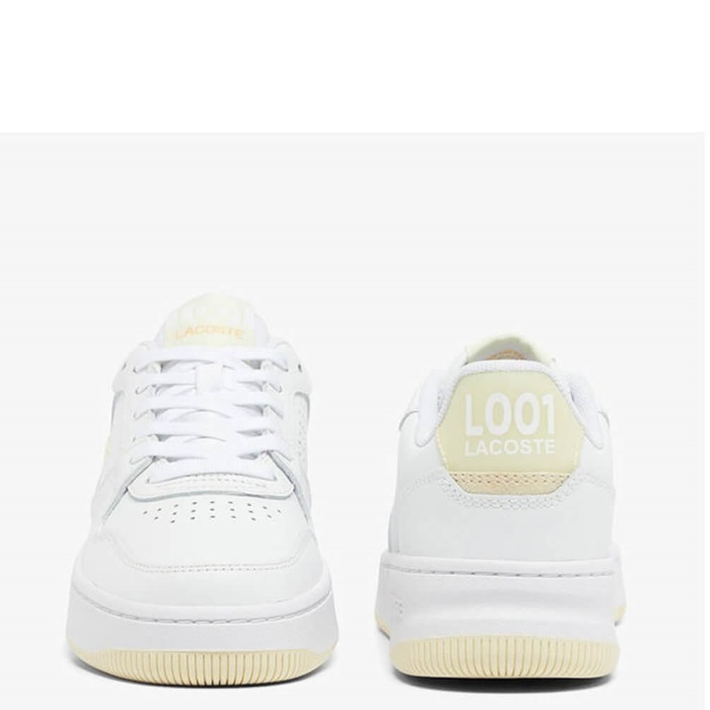 LACOSTE</br>Γυναικεία Sneakers Λευκό/Κίτρινο Δέρμα L001 SET 125 1 SFA 749SFA00452H8 Lacoste LACOSTE</br>Γυναικεία Sneakers Λευκό/Κίτρινο Δέρμα L001 SET 125 1 SFA 749SFA00452H8 Lacoste