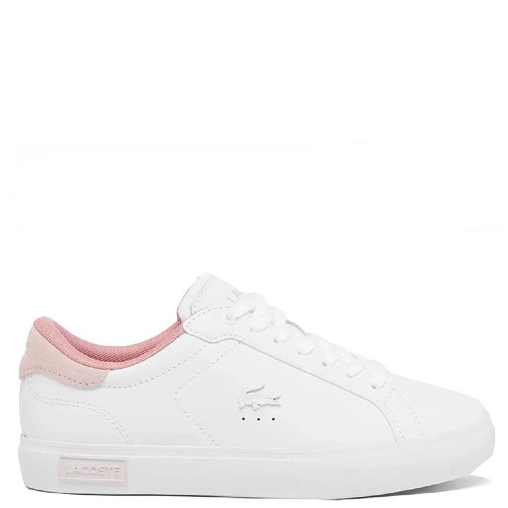 LACOSTE</br>Γυναικεία Sneakers Λευκό/Ροζ Δέρμα POWERCOURT 125 1 SFA 749SFA0085B53 Lacoste LACOSTE</br>Γυναικεία Sneakers Λευκό/Ροζ Δέρμα POWERCOURT 125 1 SFA 749SFA0085B53 Lacoste