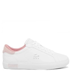 Γυναικεία Sneakers Λευκό/Ροζ Δέρμα POWERCOURT 125 1 SFA 749SFA0085B53 Lacoste