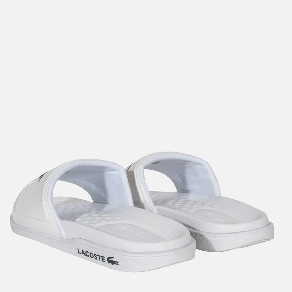 LACOSTE</br>Ανδρικές Σαγιονάρες Λευκό/Πράσινο SERVE SLIDE DUAL 749CMA00381R5 Lacoste LACOSTE</br>Ανδρικές Σαγιονάρες Λευκό/Πράσινο SERVE SLIDE DUAL 749CMA00381R5 Lacoste