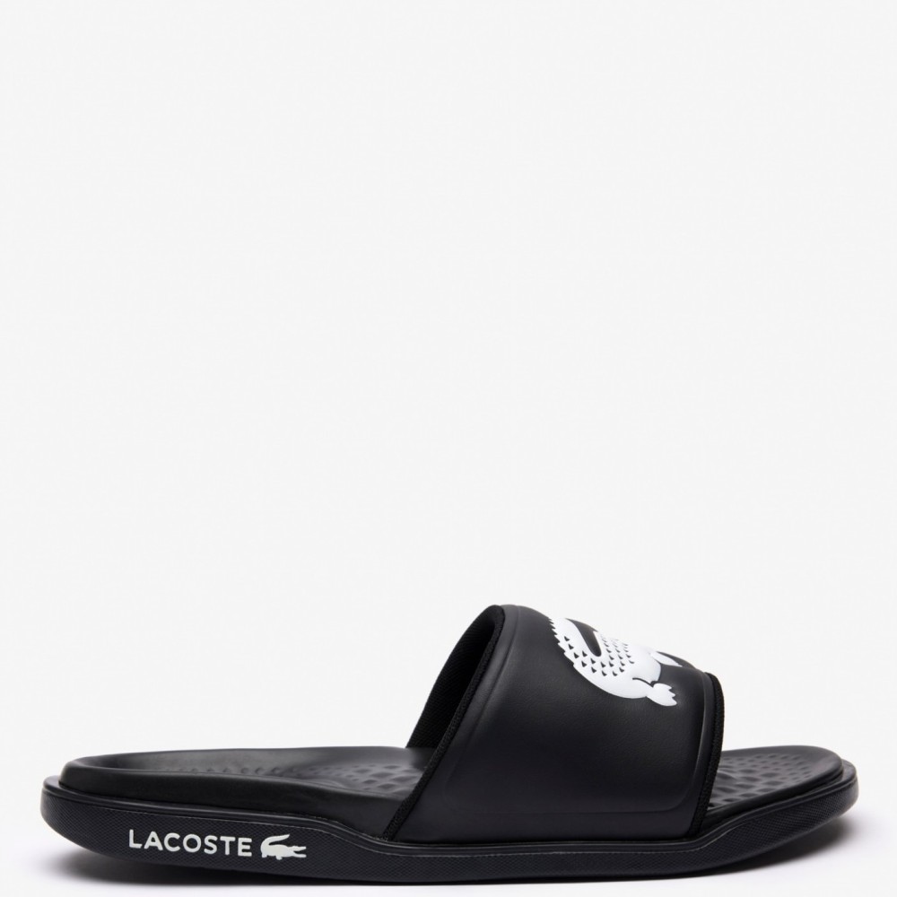 LACOSTE</br>Ανδρικές Σαγιονάρες Μαύρο/Λευκό SERVE SLIDE DUAL 749CMA0038312 Lacoste LACOSTE</br>Ανδρικές Σαγιονάρες Μαύρο/Λευκό SERVE SLIDE DUAL 749CMA0038312 Lacoste