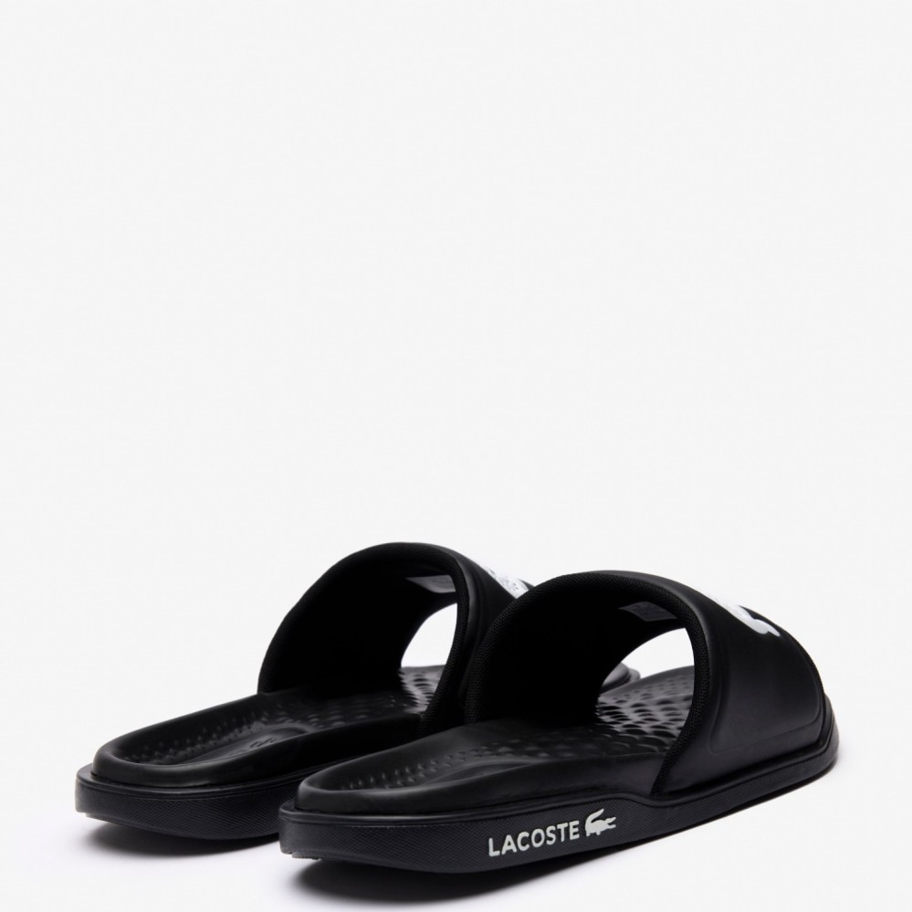 LACOSTE</br>Ανδρικές Σαγιονάρες Μαύρο/Λευκό SERVE SLIDE DUAL 749CMA0038312 Lacoste LACOSTE</br>Ανδρικές Σαγιονάρες Μαύρο/Λευκό SERVE SLIDE DUAL 749CMA0038312 Lacoste
