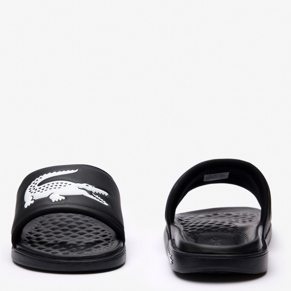 LACOSTE</br>Ανδρικές Σαγιονάρες Μαύρο/Λευκό SERVE SLIDE DUAL 749CMA0038312 Lacoste LACOSTE</br>Ανδρικές Σαγιονάρες Μαύρο/Λευκό SERVE SLIDE DUAL 749CMA0038312 Lacoste