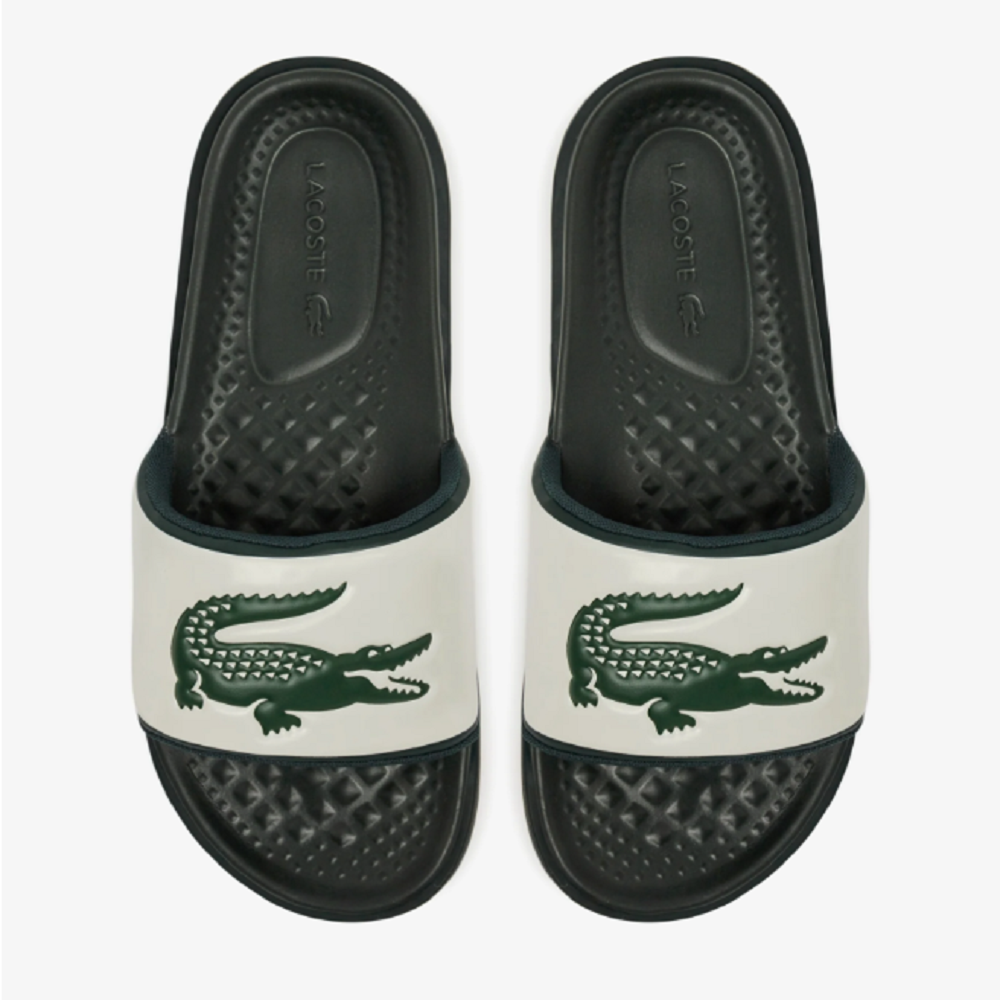 LACOSTE</br>Ανδρικές Σαγιονάρες Λευκό/Χακί SERVE SLIDE DUAL 749CMA00401Y5 Lacoste LACOSTE</br>Ανδρικές Σαγιονάρες Λευκό/Χακί SERVE SLIDE DUAL 749CMA00401Y5 Lacoste