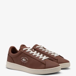 Ανδρικά Sneakers Καφέ/Μπεζ Δέρμα CARNABY SET 749SMA00322C3 Lacoste