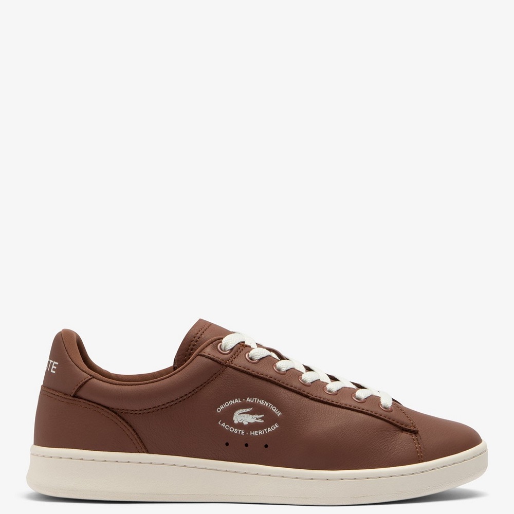 LACOSTE</br>Ανδρικά Sneakers Καφέ/Μπεζ Δέρμα CARNABY SET 749SMA00322C3 Lacoste LACOSTE</br>Ανδρικά Sneakers Καφέ/Μπεζ Δέρμα CARNABY SET 749SMA00322C3 Lacoste