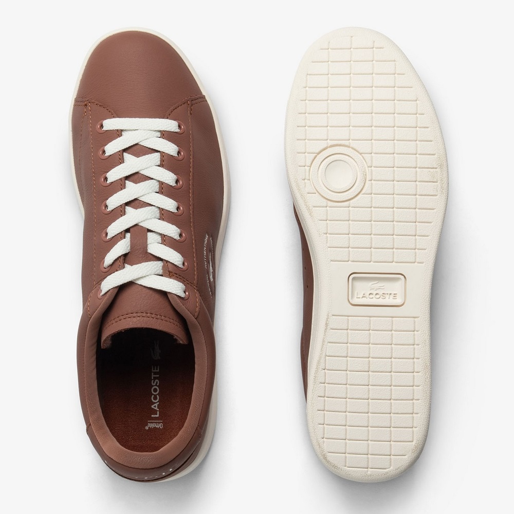 LACOSTE</br>Ανδρικά Sneakers Καφέ/Μπεζ Δέρμα CARNABY SET 749SMA00322C3 Lacoste LACOSTE</br>Ανδρικά Sneakers Καφέ/Μπεζ Δέρμα CARNABY SET 749SMA00322C3 Lacoste