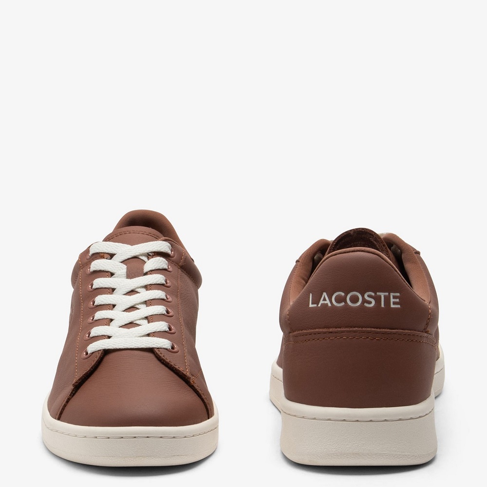 LACOSTE</br>Ανδρικά Sneakers Καφέ/Μπεζ Δέρμα CARNABY SET 749SMA00322C3 Lacoste LACOSTE</br>Ανδρικά Sneakers Καφέ/Μπεζ Δέρμα CARNABY SET 749SMA00322C3 Lacoste
