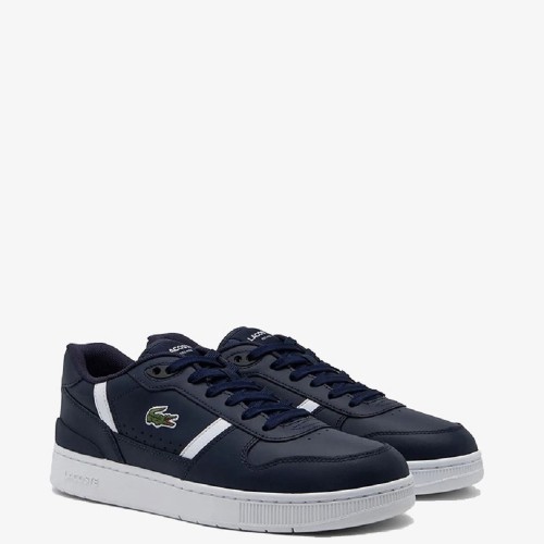 Ανδρικά Sneakers Μπλε/Λευκό Δέρμα T-CLIP SET 749SMA0068092 Lacoste Ανδρικά Sneakers Μπλε/Λευκό Δέρμα T-CLIP SET 749SMA0068092 Lacoste