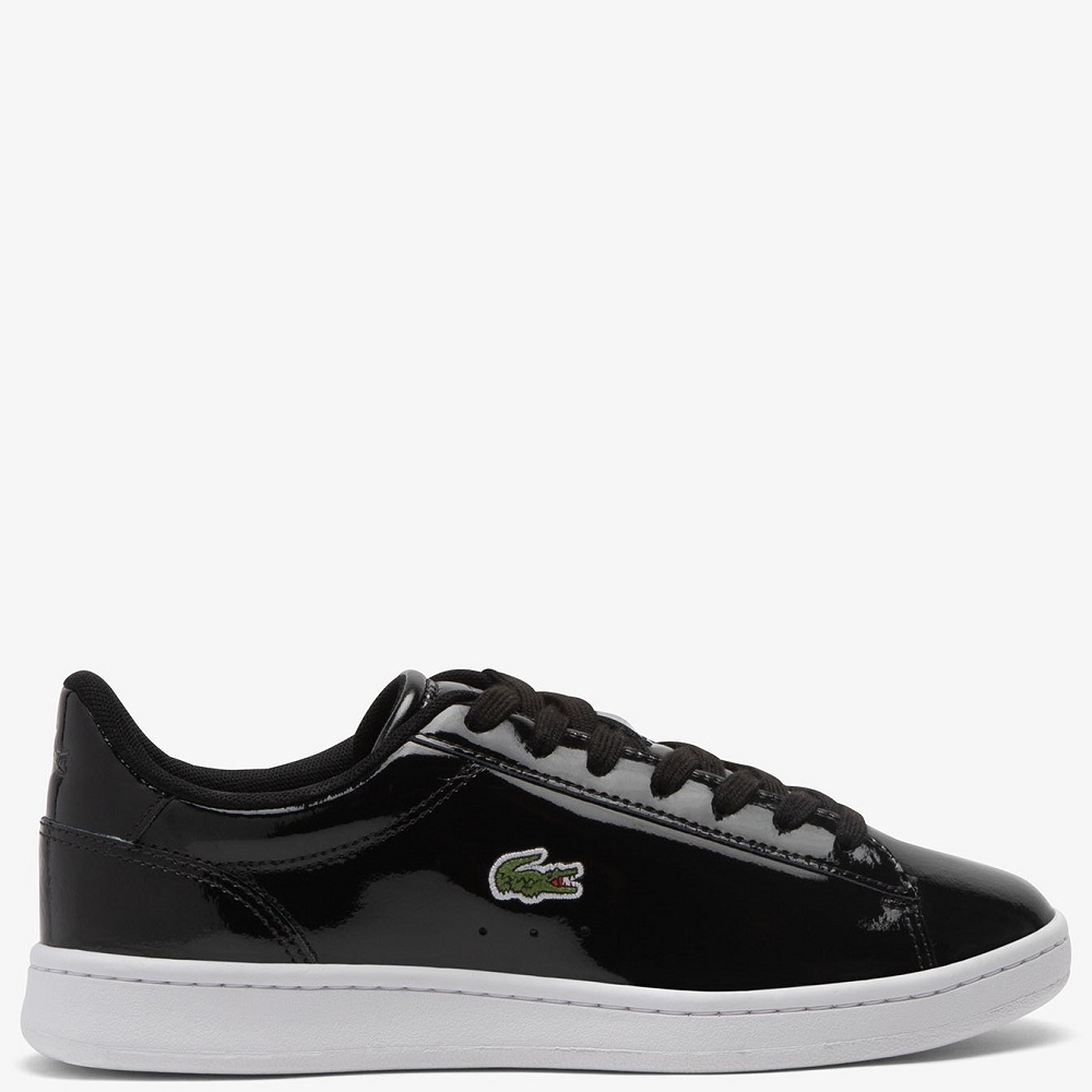 LACOSTE</br>Lacoste CARNABY SET 225 7 SFA 750SFA0055312 Γυναικεία Sneakers Μαύρο Δέρμα Λουστρίνι