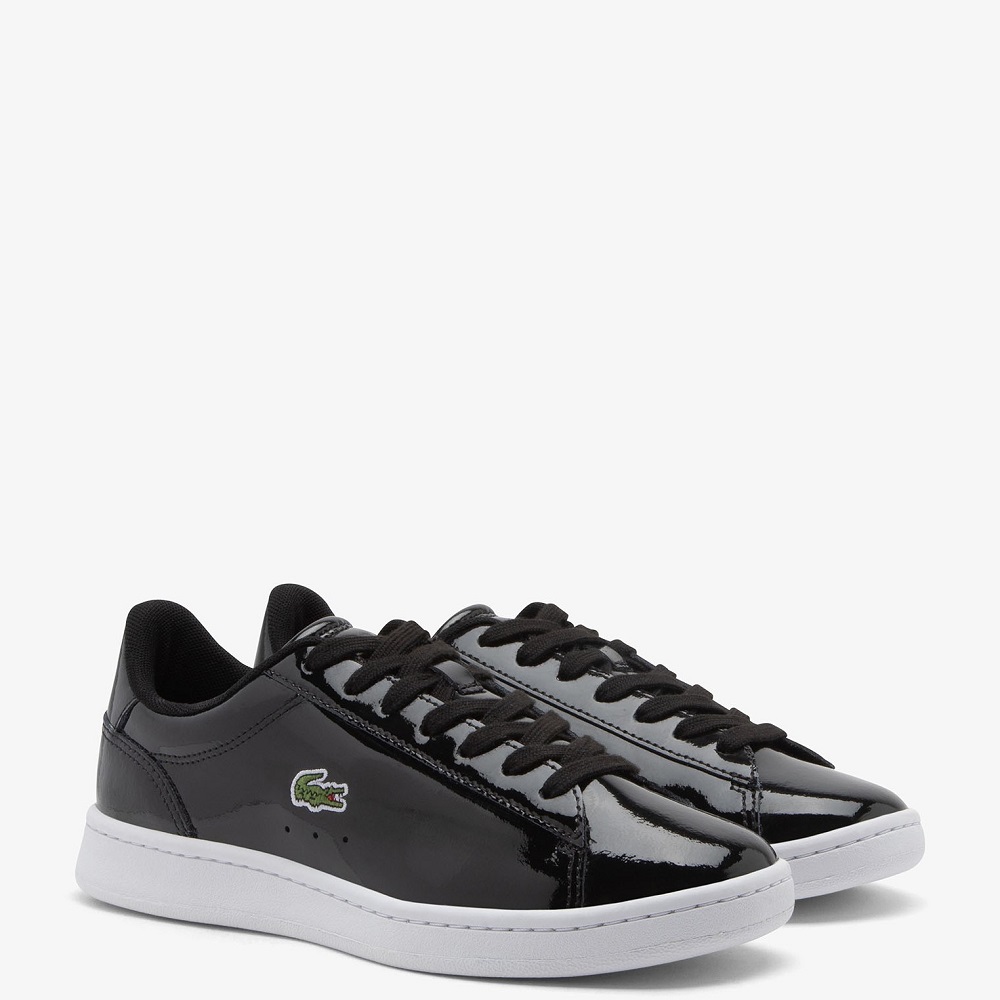 LACOSTE</br>Lacoste CARNABY SET 225 7 SFA 750SFA0055312 Γυναικεία Sneakers Μαύρο Δέρμα Λουστρίνι