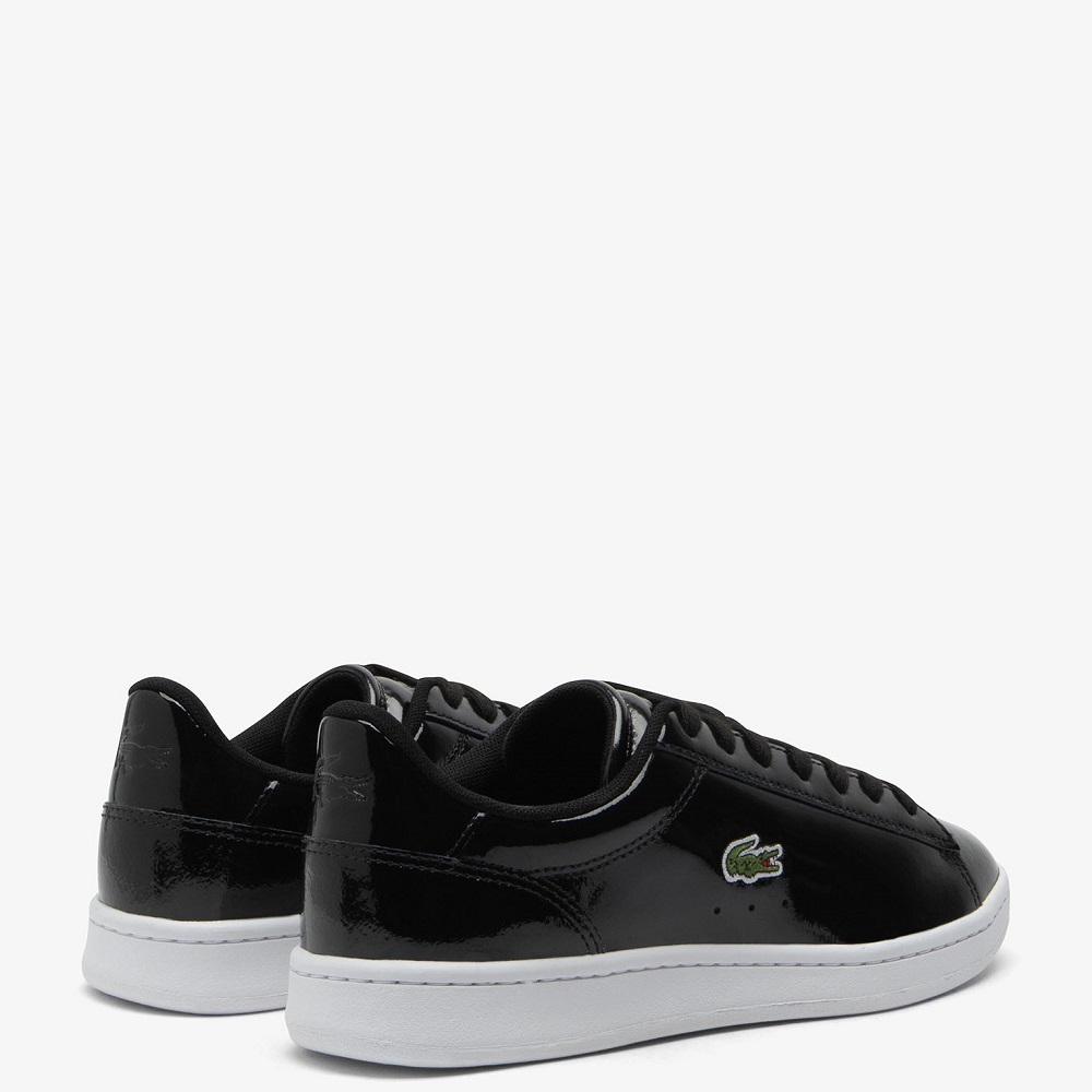 LACOSTE</br>Lacoste CARNABY SET 225 7 SFA 750SFA0055312 Γυναικεία Sneakers Μαύρο Δέρμα Λουστρίνι