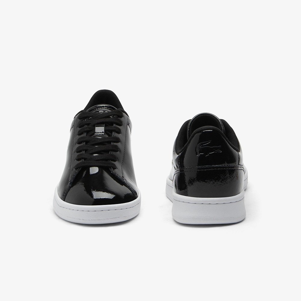 LACOSTE</br>Lacoste CARNABY SET 225 7 SFA 750SFA0055312 Γυναικεία Sneakers Μαύρο Δέρμα Λουστρίνι