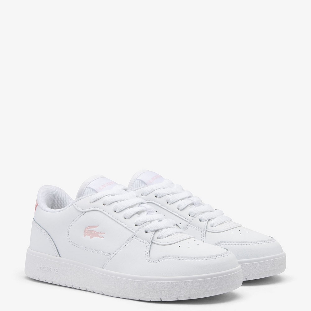 LACOSTE</br>Lacoste COURT ACE 225 1 SFA 750SFA00641Y9 Γυναικεία Sneakers Λευκό/Ροζ Δέρμα LACOSTE</br>Lacoste COURT ACE 225 1 SFA 750SFA00641Y9 Γυναικεία Sneakers Λευκό/Ροζ Δέρμα