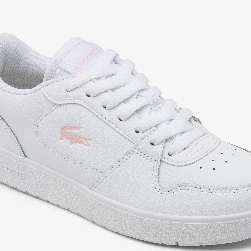 LACOSTE</br>Lacoste COURT ACE 225 1 SFA 750SFA00641Y9 Γυναικεία Sneakers Λευκό/Ροζ Δέρμα LACOSTE</br>Lacoste COURT ACE 225 1 SFA 750SFA00641Y9 Γυναικεία Sneakers Λευκό/Ροζ Δέρμα