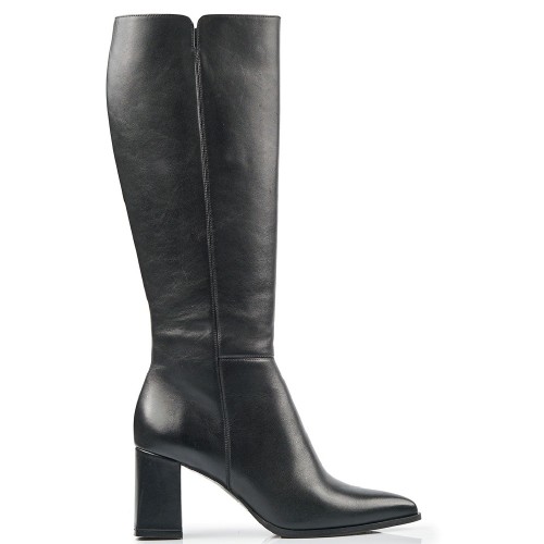 FM 751-20 Γυναικείες Μπότες Μαύρο Δέρμα FM 751-20 Γυναικείες Μπότες Μαύρο Δέρμα