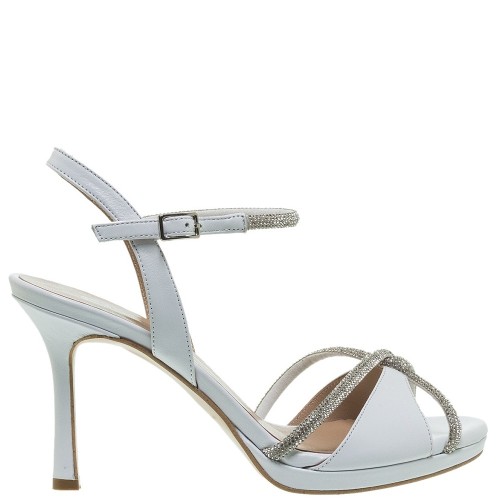 Γυναικεία Πέδιλα Λευκό Δέρμα 75/75163 Mourtzi