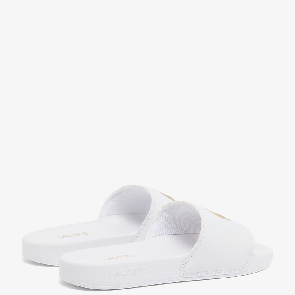 LACOSTE</br>Lacoste SERVE SLIDE 0.0 126 1 CFA 751CFA0003ALM Γυναικείες Σαγιονάρες Λευκό