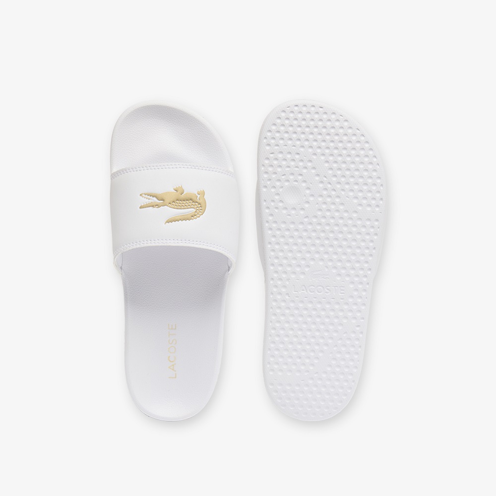 LACOSTE</br>Lacoste SERVE SLIDE 0.0 126 1 CFA 751CFA0003ALM Γυναικείες Σαγιονάρες Λευκό