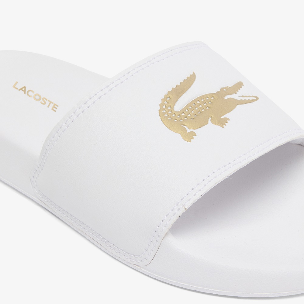 LACOSTE</br>Lacoste SERVE SLIDE 0.0 126 1 CFA 751CFA0003ALM Γυναικείες Σαγιονάρες Λευκό