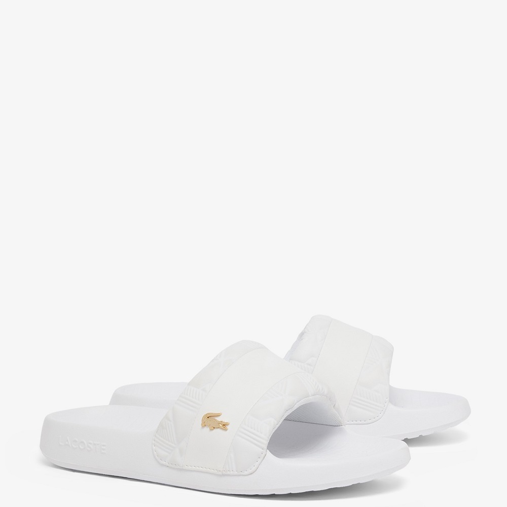 LACOSTE</br>Lacoste SERVE SLIDE HYB 126 1 CFA 751CFA003121G Γυναικείες Σαγιονάρες Λευκό