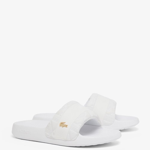 Lacoste SERVE SLIDE HYB 126 1 CFA 751CFA003121G Γυναικείες Σαγιονάρες Λευκό