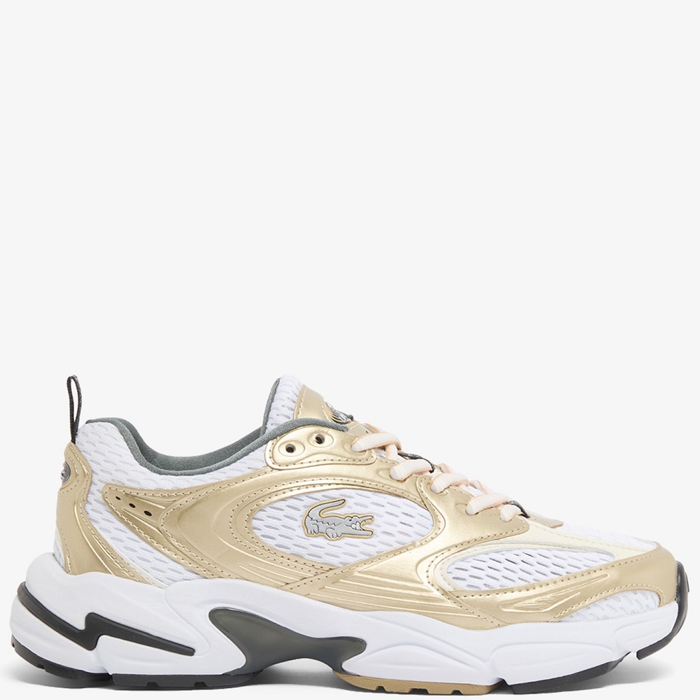 LACOSTE</br>Lacoste STORM 96 2K 126 4 SFA 751SFA0044216 Γυναικεία Sneakers Λευκό/Χρυσό