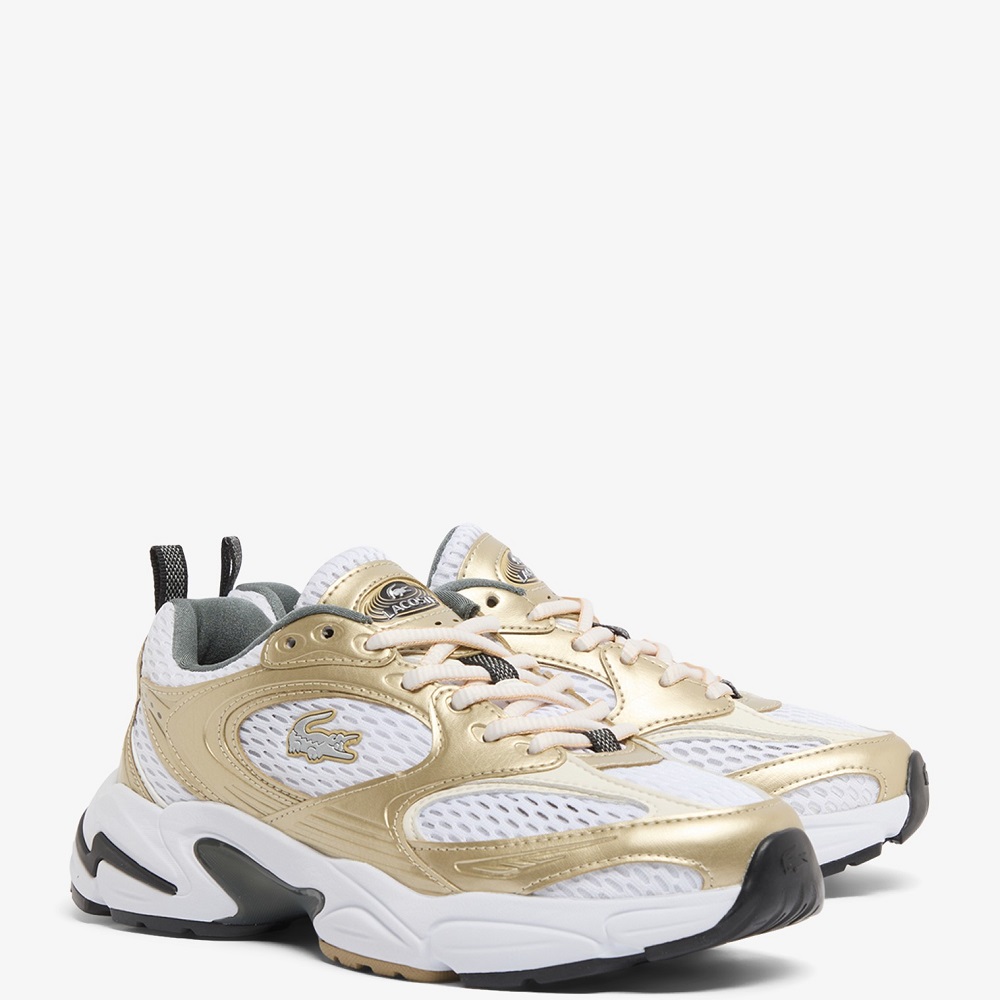 LACOSTE</br>Lacoste STORM 96 2K 126 4 SFA 751SFA0044216 Γυναικεία Sneakers Λευκό/Χρυσό