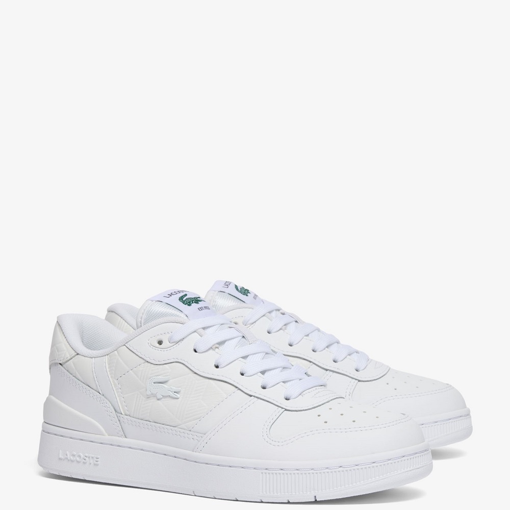 LACOSTE</br>Lacoste T-CLIP SET 126 3 SFA 751SFA011521G Γυναικεία Sneakers Λευκό Δέρμα