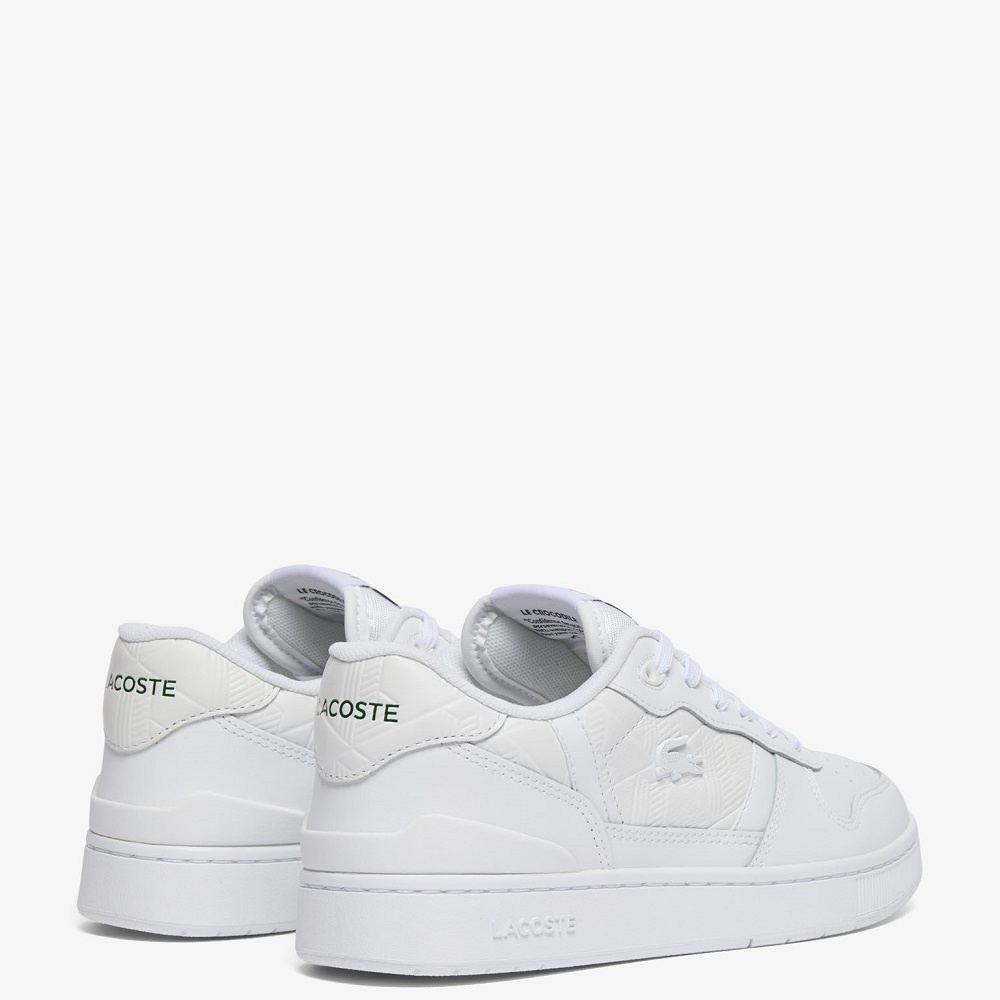LACOSTE</br>Lacoste T-CLIP SET 126 3 SFA 751SFA011521G Γυναικεία Sneakers Λευκό Δέρμα