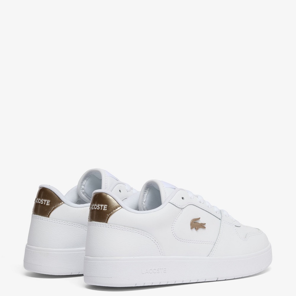 LACOSTE</br>Lacoste COURT ACE 126 1 SFA 751SFA0144ALM Γυναικεία Sneakers Λευκό/Μπρονζέ Δέρμα