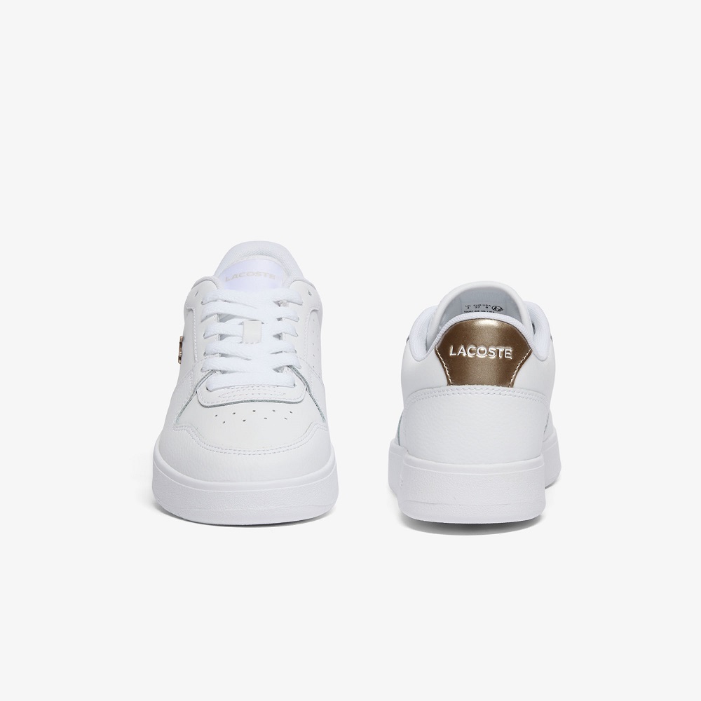 LACOSTE</br>Lacoste COURT ACE 126 1 SFA 751SFA0144ALM Γυναικεία Sneakers Λευκό/Μπρονζέ Δέρμα