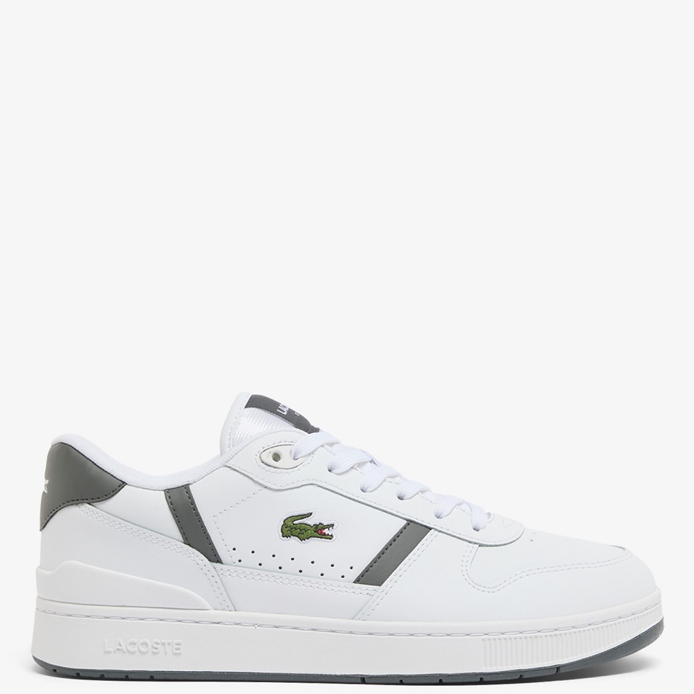 LACOSTE</br>Lacoste T-CLIP SET 126 6 SMA 751SMA01672A7 Ανδρικά Sneakers Λευκό/Γκρι Δέρμα