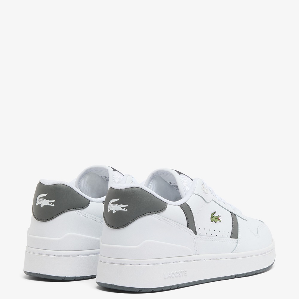 LACOSTE</br>Lacoste T-CLIP SET 126 6 SMA 751SMA01672A7 Ανδρικά Sneakers Λευκό/Γκρι Δέρμα