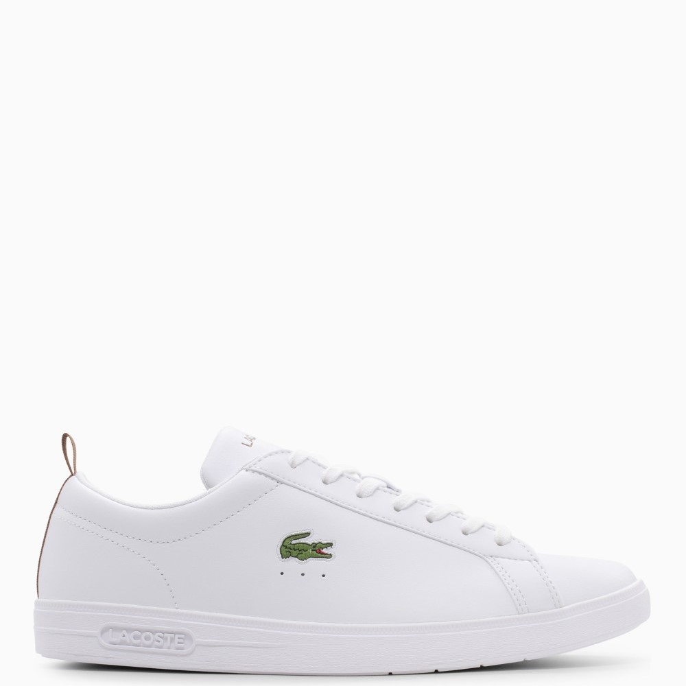 LACOSTE</br>Lacoste COURT BASE 126 1 SMA 751SMA0177385 Ανδρικά Sneakers Λευκό/Καφέ Δέρμα