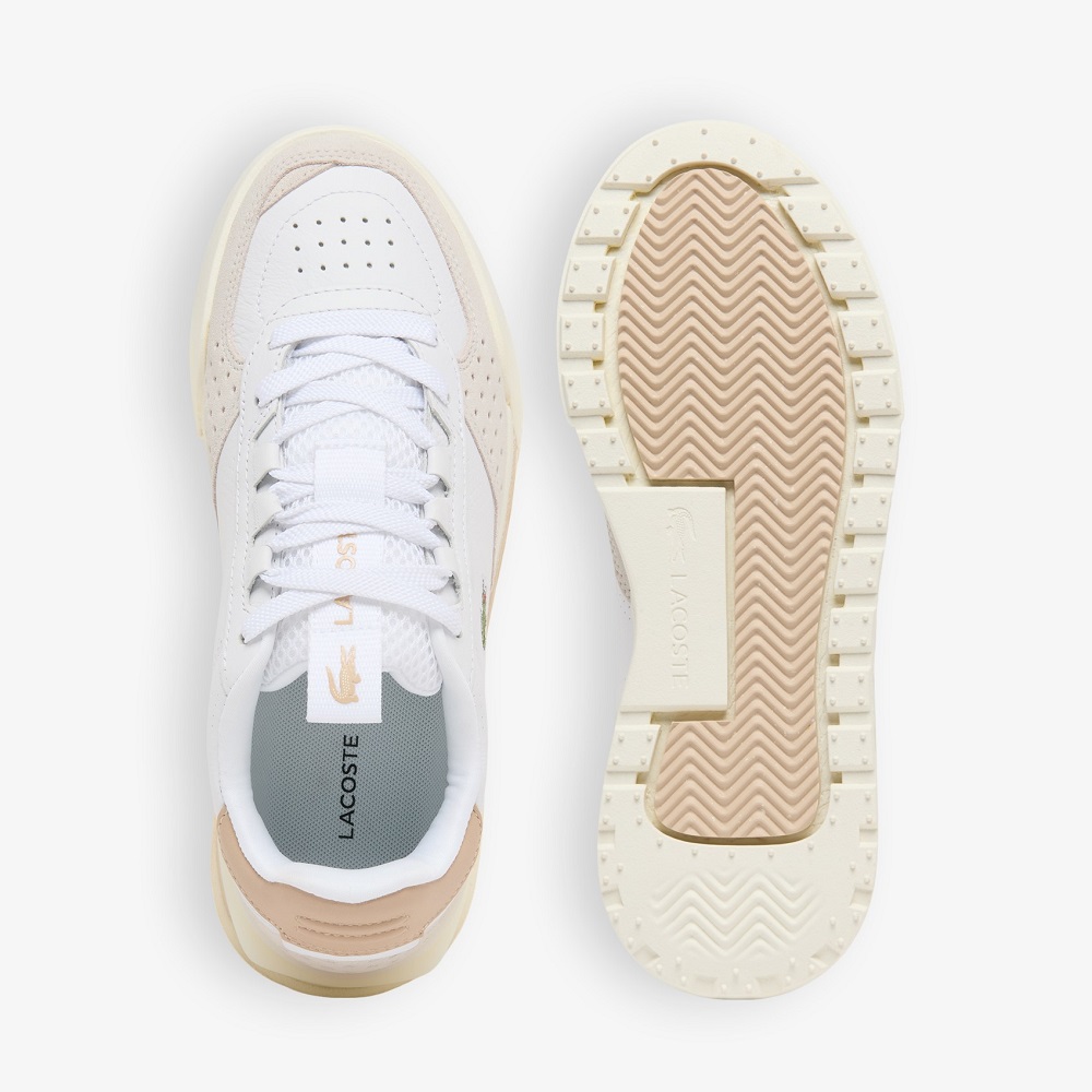 LACOSTE</br>Lacoste SLAM BREAK 226 3 SFA 752SFA0023Y05 Γυναικεία Sneakers Λευκό/Ταμπά Δέρμα LACOSTE</br>Lacoste SLAM BREAK 226 3 SFA 752SFA0023Y05 Γυναικεία Sneakers Λευκό/Ταμπά Δέρμα