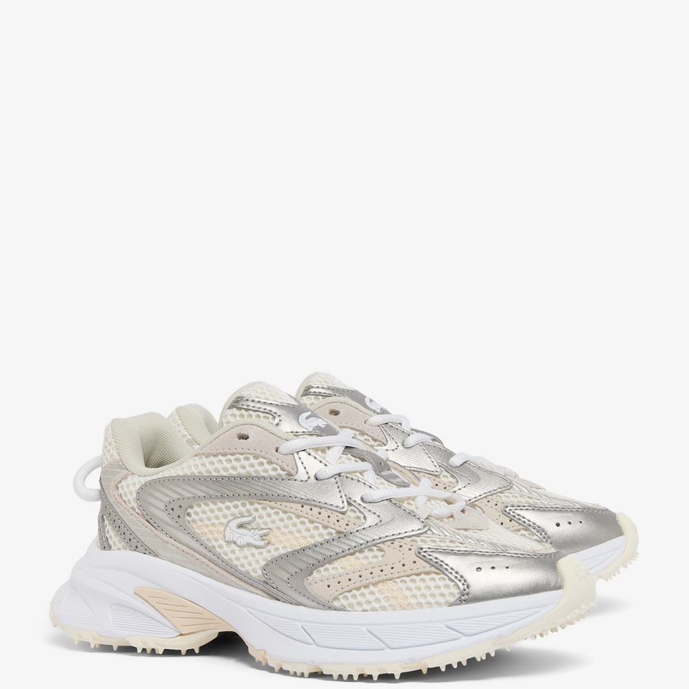 LACOSTE</br>Lacoste L003 NEO SHOT 2261 SFA 752SFA00611Y3 Γυναικεία Sneakers Off White/Ασημί LACOSTE</br>Lacoste L003 NEO SHOT 2261 SFA 752SFA00611Y3 Γυναικεία Sneakers Off White/Ασημί