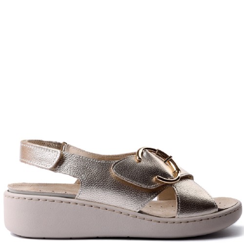 Γυναικεία Σανδάλια Χρυσό Δέρμα 757280 Imac Γυναικεία Σανδάλια Χρυσό Δέρμα 757280 Imac