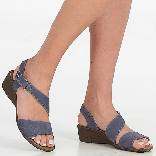 Γυναικεία Σανδάλια Μπλε Δέρμα 757360 Imac Γυναικεία Σανδάλια Μπλε Δέρμα 757360 Imac